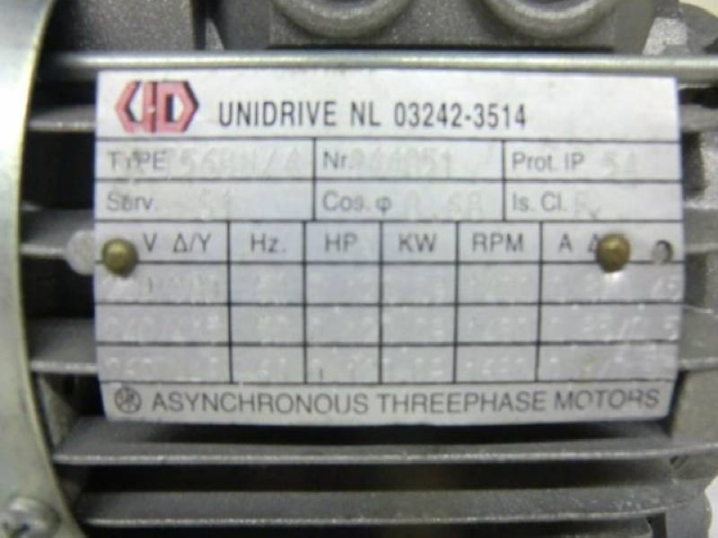 Трехфазный сервомотор UNIDRIVE Typ T56 BN/4 ( T56BN/4 ) unbenutzt, Alugehäuse !  фото на Industry-Pilot